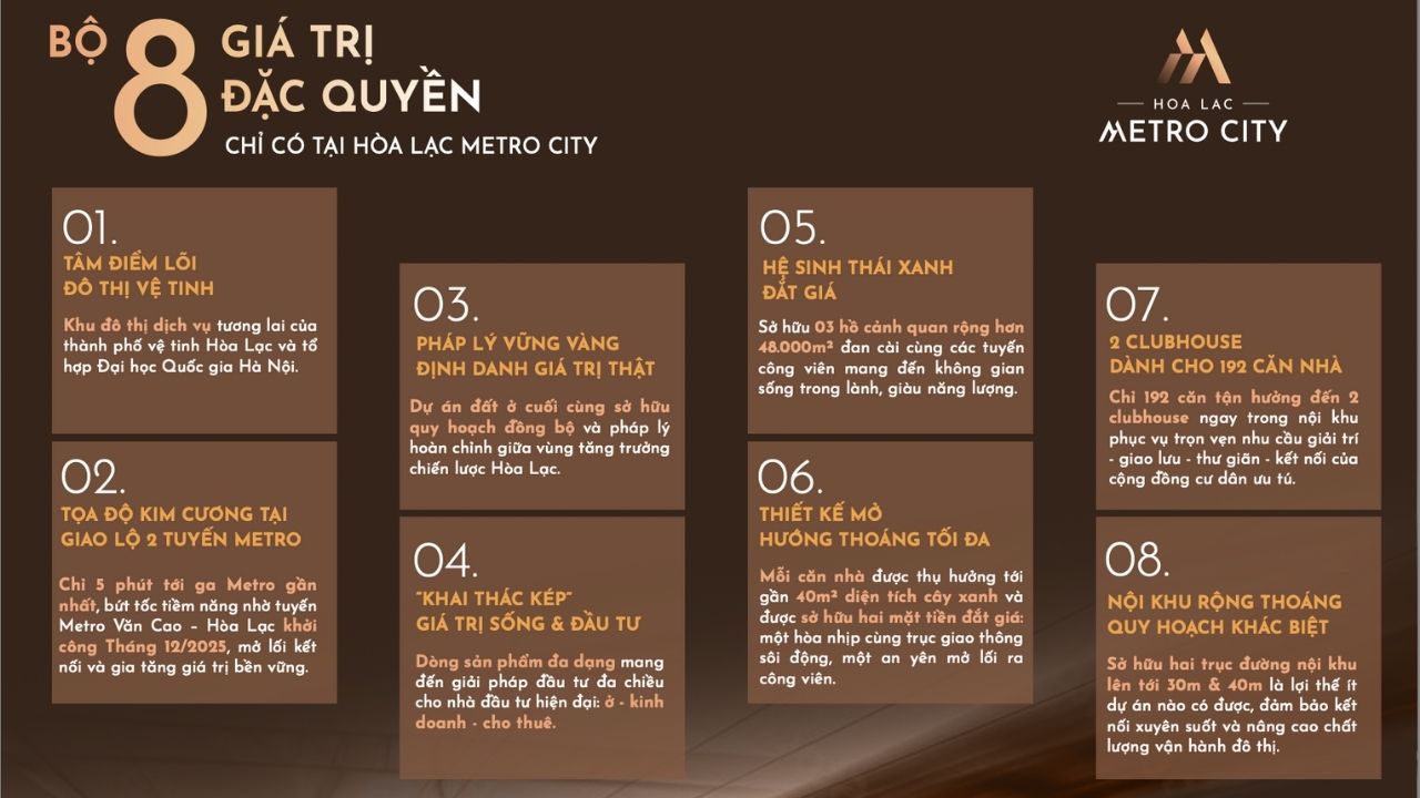 Phân tích pháp lý Hòa Lạc Metro City: Giá trị của "đất ở lâu dài" – lô hàng hiếm cuối cùng tại lõi đô thị vệ tinh