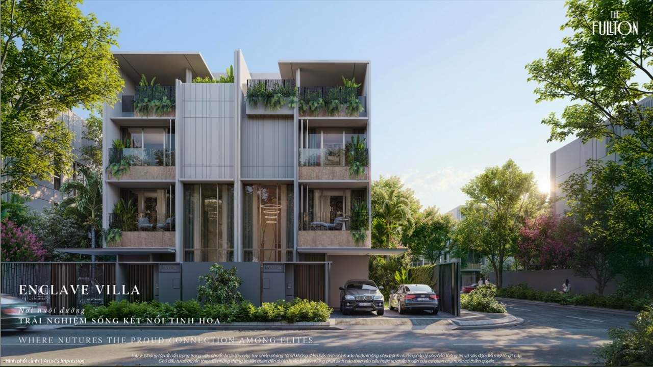 “Enclave Villa” – Hàng hiếm 72 căn biệt thự tứ lập độc bản tại The Fullton